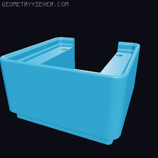 Gridfinity Caffeine Containing Retaining Arrangement 3D model thumbnail