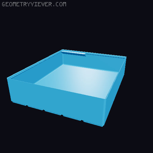 Gridfinity cups height 8 (60mm) collection 3D model thumbnail