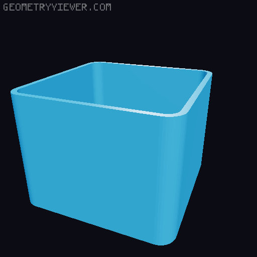 Bin for Ikea skadis - 564 models - hooks need support 3D model thumbnail