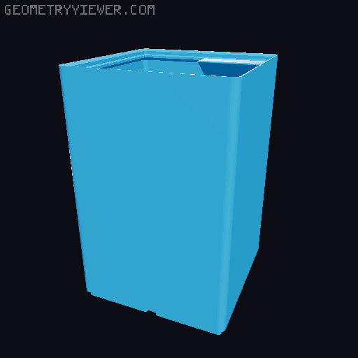Gridfinity cups height 18 (130mm) collection 3D model thumbnail