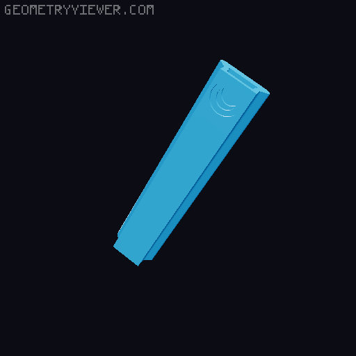 Ergonomic Delta table 3D model thumbnail