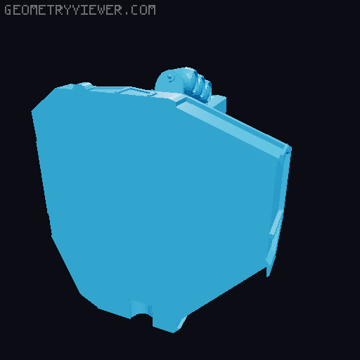 40mm explorer mech body 3D model thumbnail