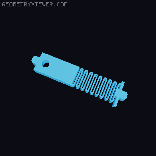 Bobbling Snowman Bobblehead 3D model thumbnail