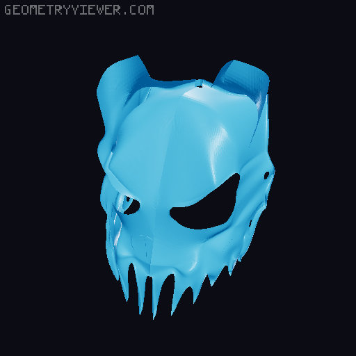 Slaughter to prevail / Alex Terrible Mask 3D model thumbnail