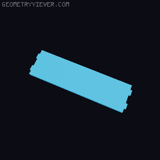 DDD Printable Wall Control System 3D model thumbnail