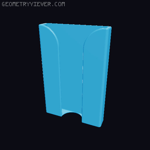 The DUMB Wallet X Money Clip 3D model thumbnail