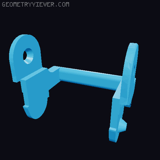 Anycubic Kobra Chain link  3D model thumbnail