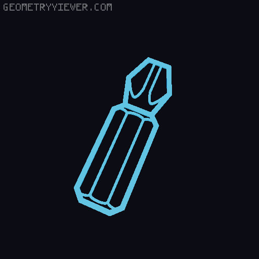 Screw Bit Box 3D model thumbnail