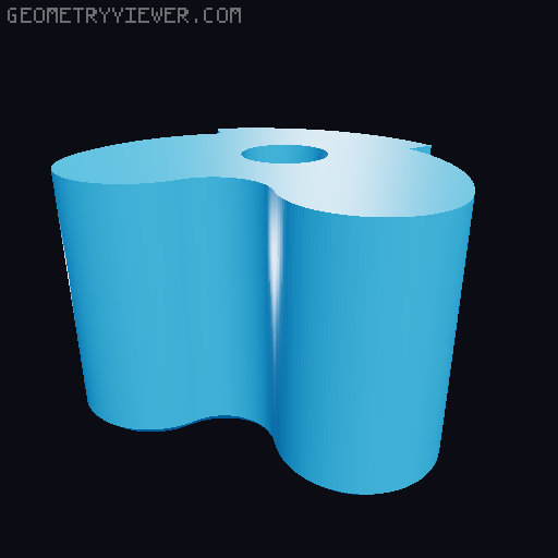 Printable Lazy Suzan & Planetary Gear Vise Open Ball XL 3D model thumbnail