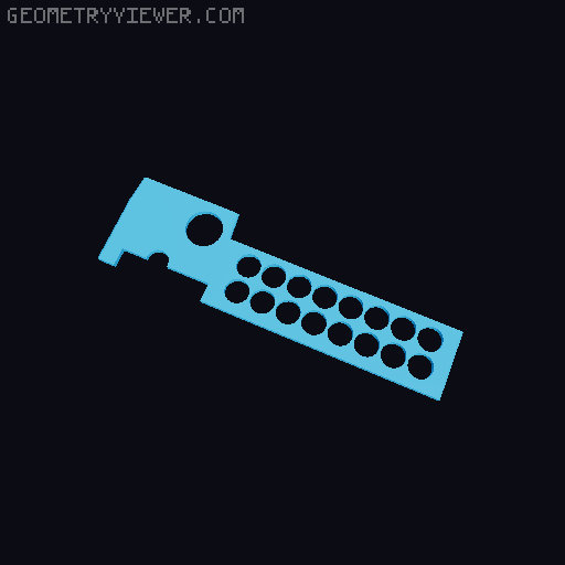 Creality K1 Lid Riser 3D model thumbnail