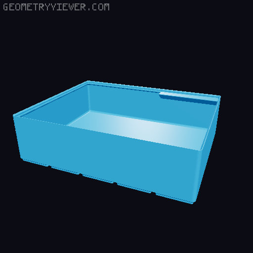 Gridfinity cups height 8 (60mm) collection 3D model thumbnail