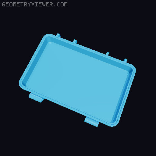Filament Sample Box - Parametric 3D model thumbnail