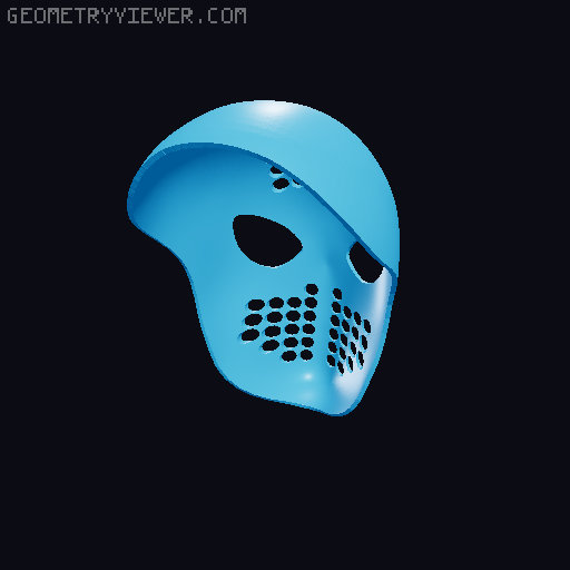 Spiderman faceshell (Peter B Parker ITSV) 3D model thumbnail
