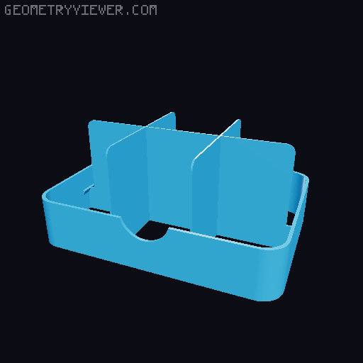 Pokeball Pencil Holder 3D model thumbnail