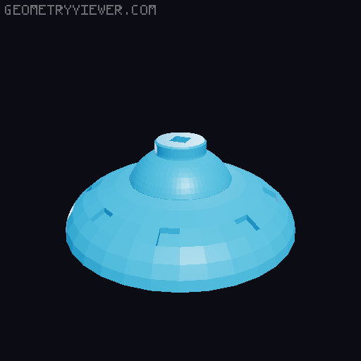Alien Bobblehead 3D model thumbnail