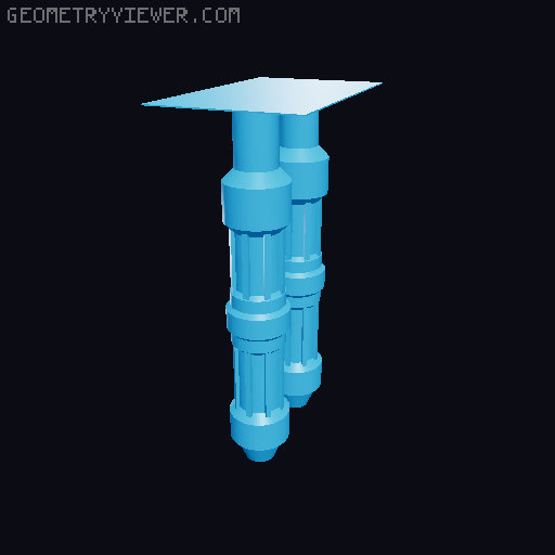 BC-304 from Stargate 3D model thumbnail