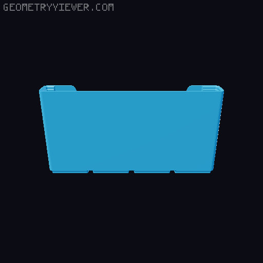 Gridfinity wall cutout collection 3D model thumbnail