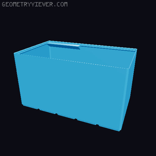 Gridfinity cups height 16 (116mm) collection 3D model thumbnail