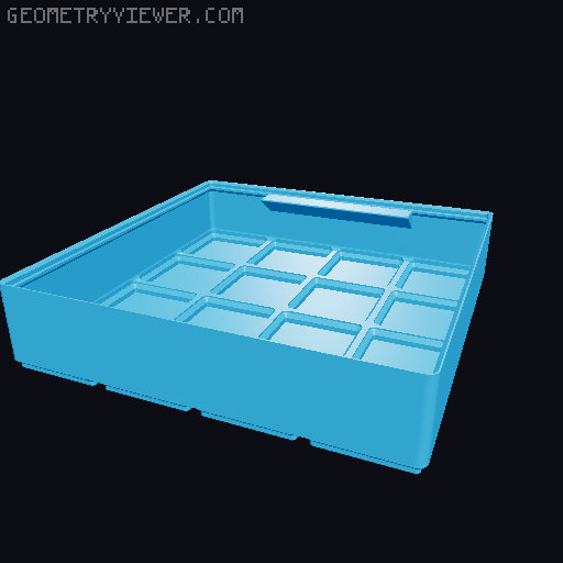 Gridfinity cups height 5 (39mm) collection 3D model thumbnail
