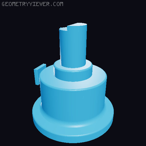 J-2 Rocket Engine 3D model thumbnail