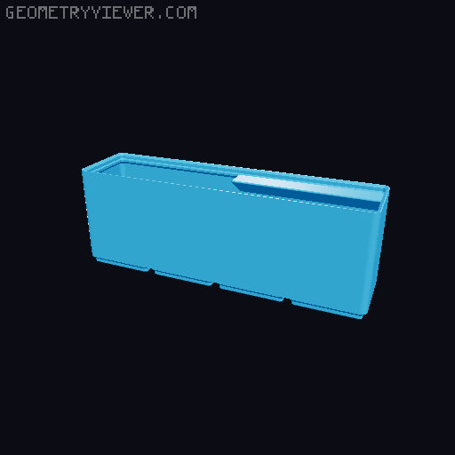 Gridfinity cups height 8 (60mm) collection 3D model thumbnail