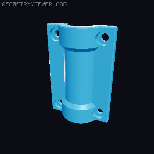 Remix/alternate parts for Adafruit heat set insert press. 3D model thumbnail