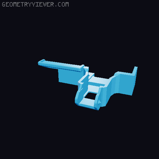 Neptune 4 Nozzle Wiper Corner Guides Pro/Max 3D model thumbnail