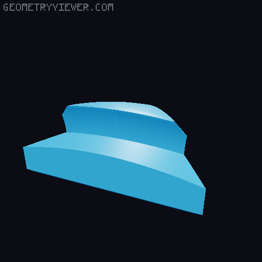 Turtle shell container 3D model thumbnail