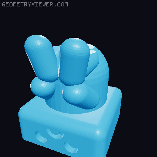 KeyChainnie (KeyCrappie but Keychain) 3D model thumbnail