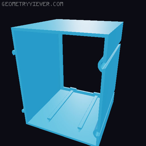 Modular holder and box for watches 3D model thumbnail
