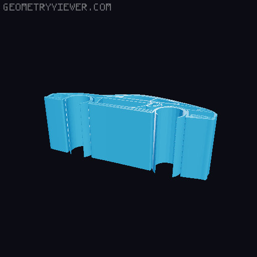 Car silhouettes! different models 3D model thumbnail