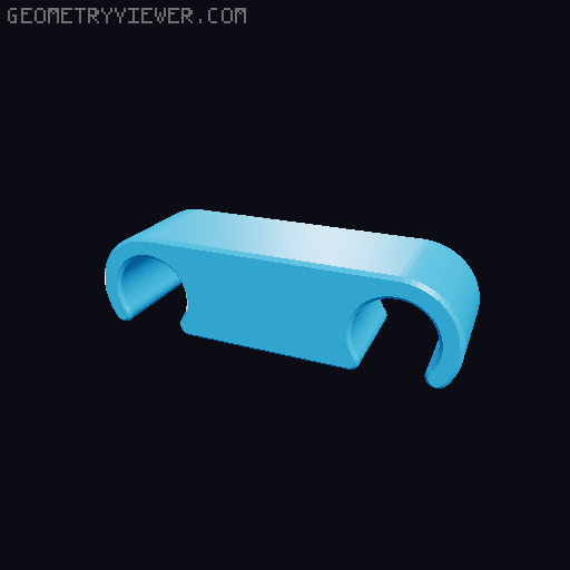 Watercooling / Radiator hose clamps 3D model thumbnail