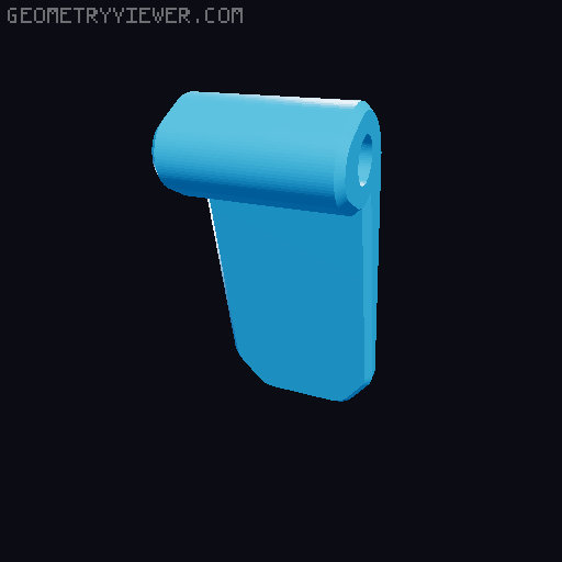 K1 MAX Riser with hinges and guider 3D model thumbnail