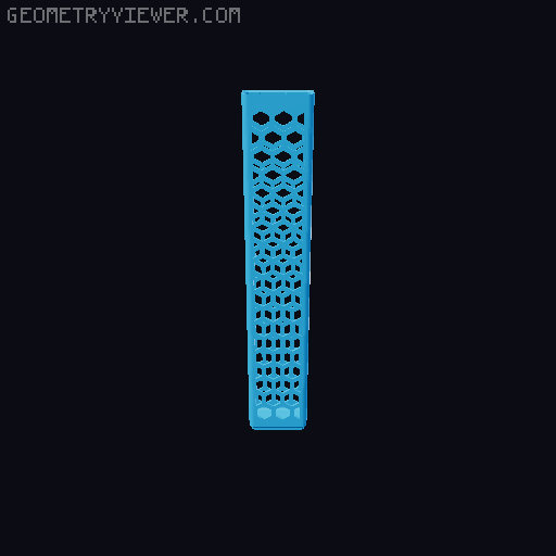 Gridfinity Hex Bins all sizes 3D model thumbnail