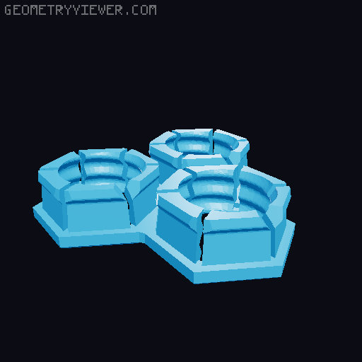 Screwiverse Insert and Screw for Standard Honeycomb Storage Wall (HSW) Fasteners 3D model thumbnail