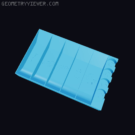 Wyrmspan Board Game Insert 3D model thumbnail