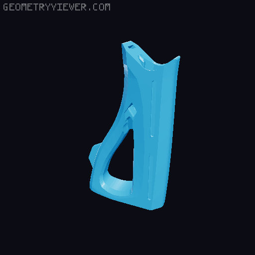 Ontos Carry Handle Thumbhole Stock Overhaul 3D model thumbnail