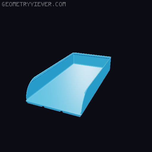 Gridfinity rouded bins collection all sizes 3D model thumbnail