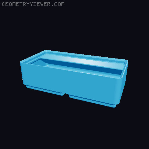 Gridfinity Divider Bins 3D model thumbnail