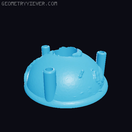 UFO abduction Illusion multi toy 3D model thumbnail