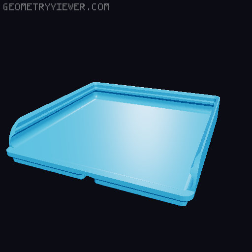 Gridfinity rouded bins collection all sizes 3D model thumbnail