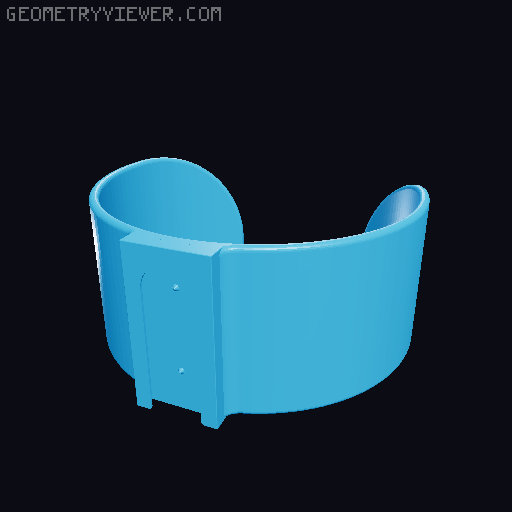 Multiboard flask holders in various sizes 3D model thumbnail