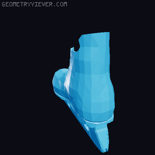 Hockey Ice Skate 3D model thumbnail