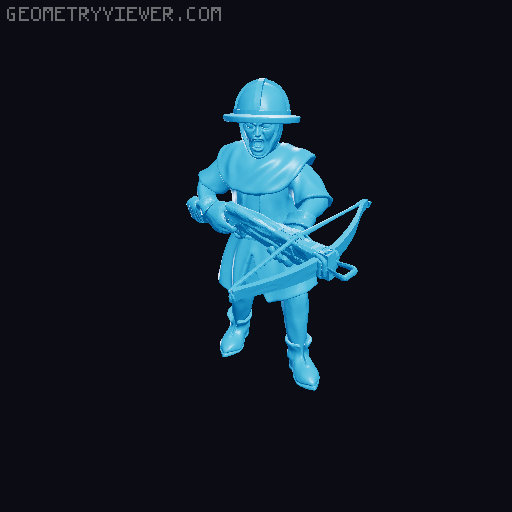 Crossbowmen - Models and Customizer Library 3D model thumbnail