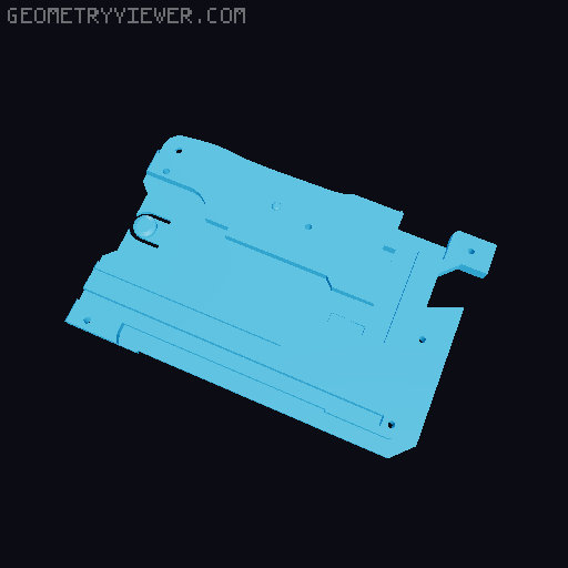 Model 303 Wallet Multitool 3D model thumbnail