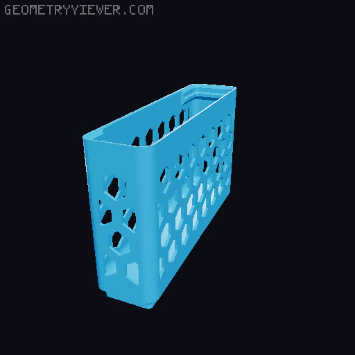 Gridfinity Hex Bins all sizes 3D model thumbnail