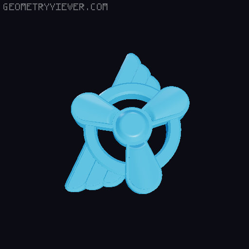 PAW PATROL Badges 3D model thumbnail