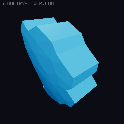 Urban doberman 3D model thumbnail