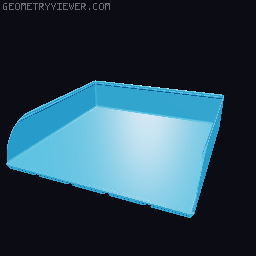 Gridfinity rouded bins collection all sizes 3D model thumbnail