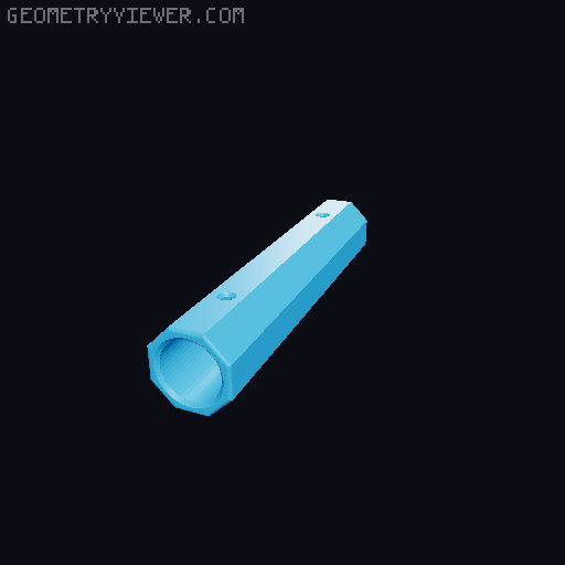 Round Bars Pipes and Rods Connections 3D model thumbnail